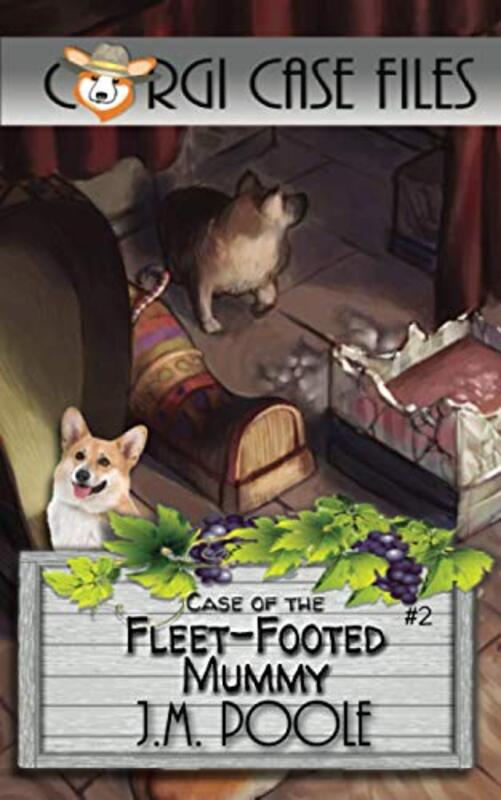 Book cover for "Case of the Fleet-Footed Mummy" by Jeffrey M Poole