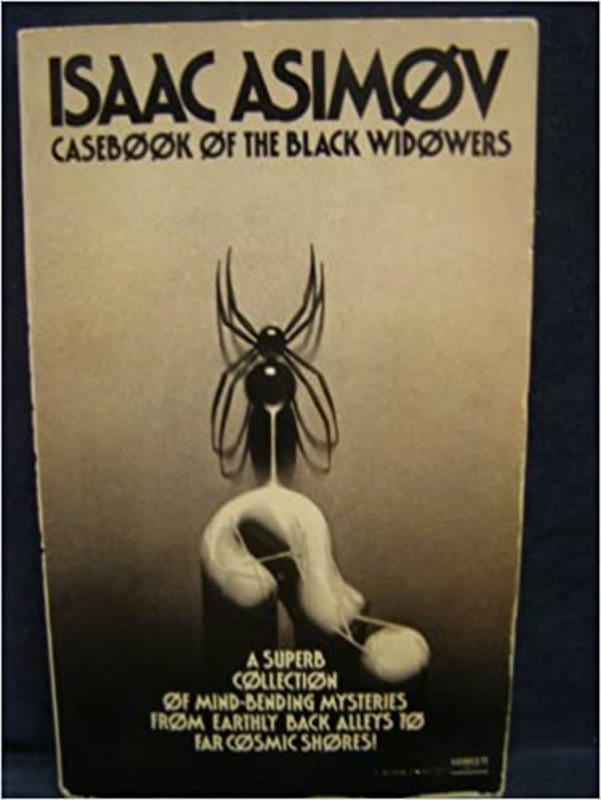 Book cover for "Casebook of the Black Widowers" by Isaac Asimov