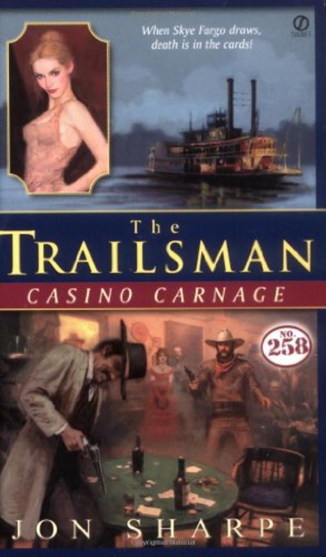 Book cover for "Casino Carnage" by Jon Sharpe