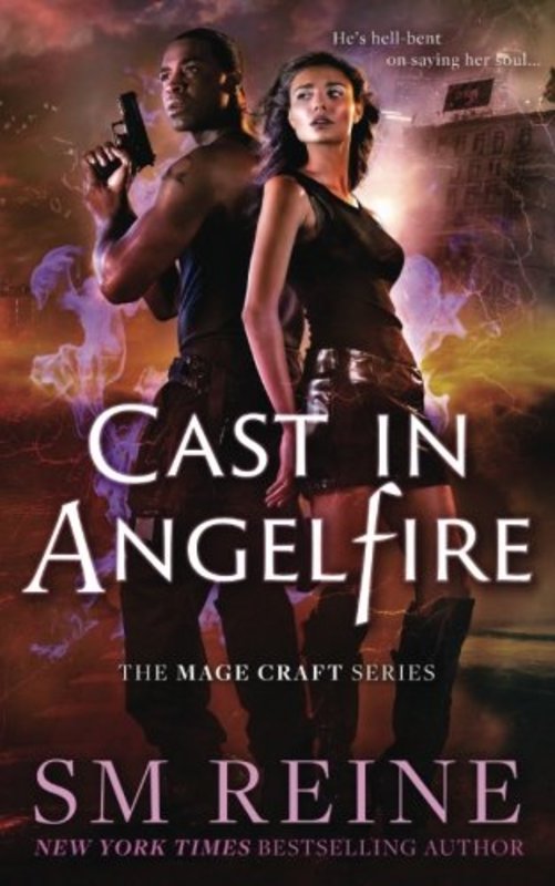 Book cover for "Cast in Angelfire" by SM Reine