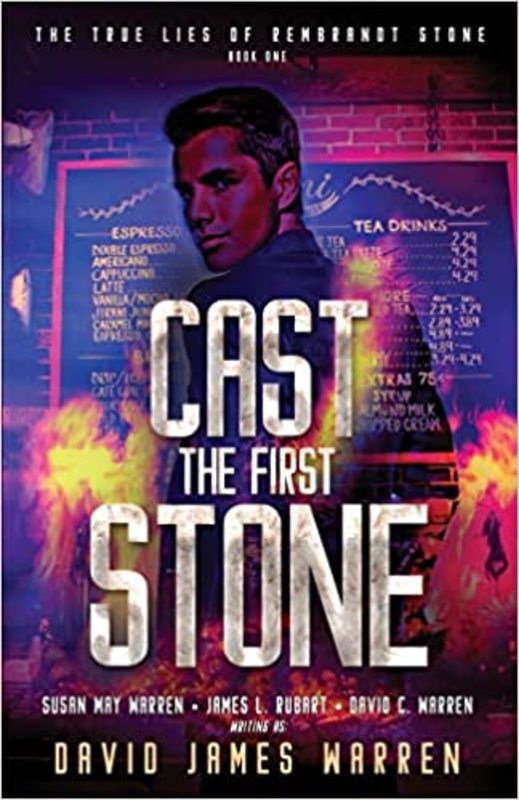 Book cover for "Cast the First Stone" by Susan May Warren