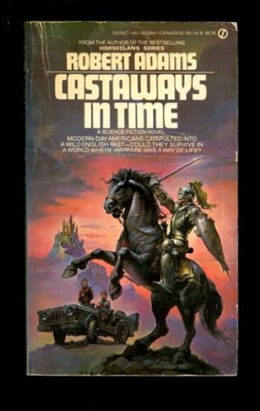 Book cover for "Castaways in Time" by Robert Adams