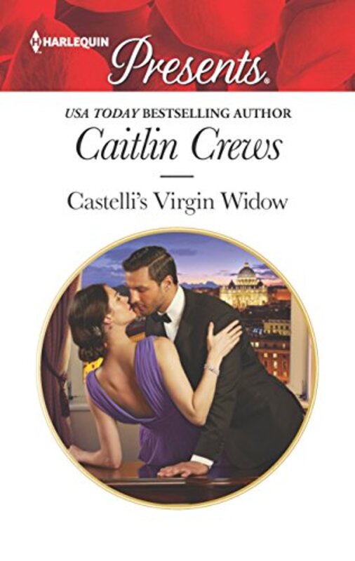 Book cover for "Castelli's Virgin Widow" by Caitlin Crews