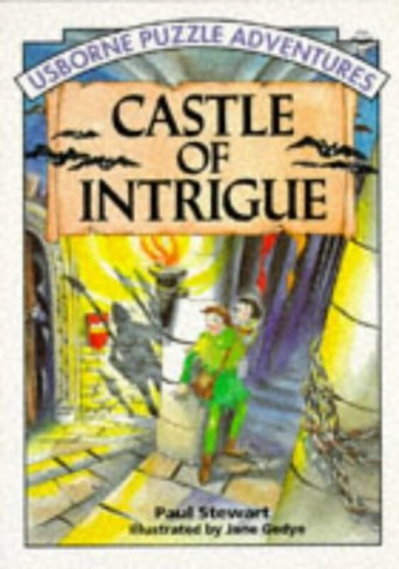 Book cover for "Castle of Intrigue" by Paul Stewart