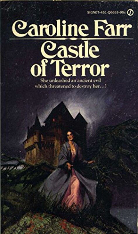 Book cover for "Castle of Terror" by Carter Brown