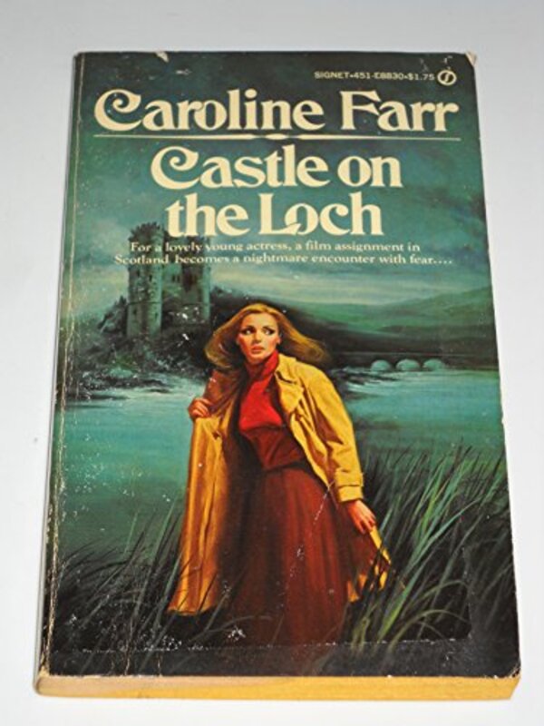 Book cover for "Castle on the Loch" by Carter Brown