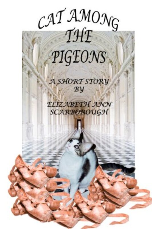 Book cover for "Cat Among the Pigeons" by Elizabeth Ann Scarborough