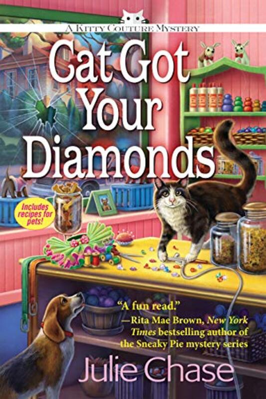 Book cover for "Cat Got Your Diamonds" by Julie Anne Lindsey