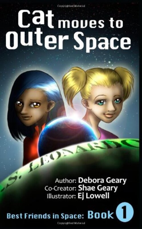 Book cover for "Cat Moves to Outer Space" by Debora Geary