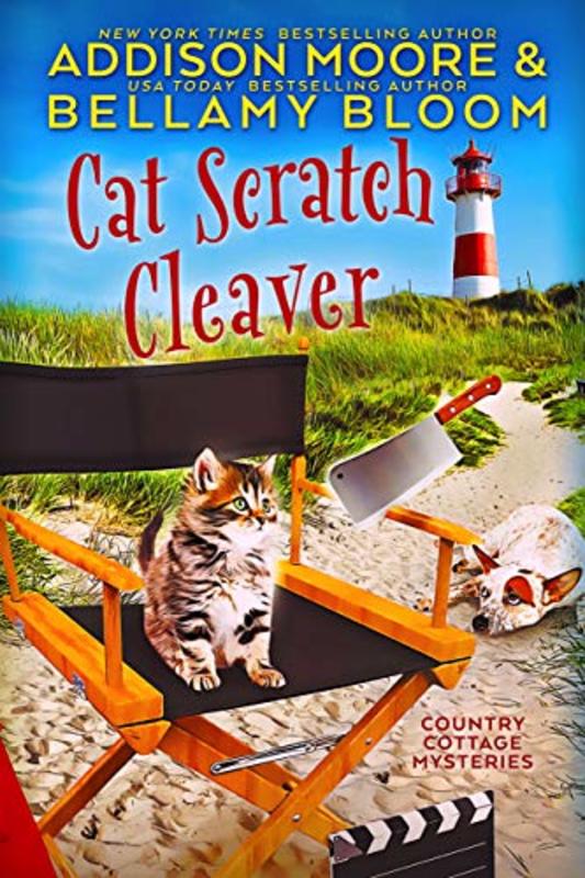 Book cover for "Cat Scratch Cleaver" by Addison Moore