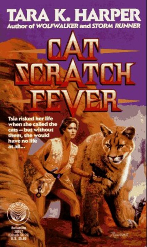 Book cover for "Cat Scratch Fever" by Tara K Harper