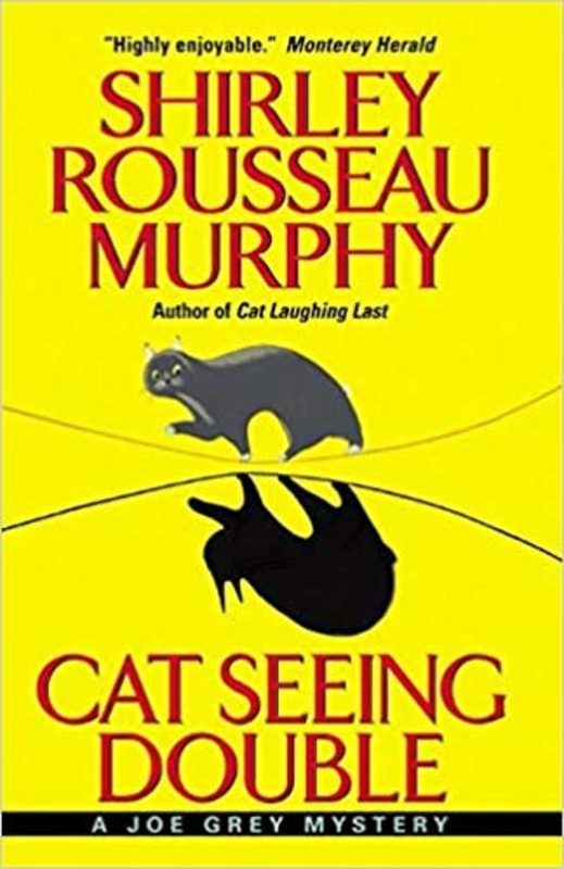 Book cover for "Cat Seeing Double" by Shirley Rousseau Murphy