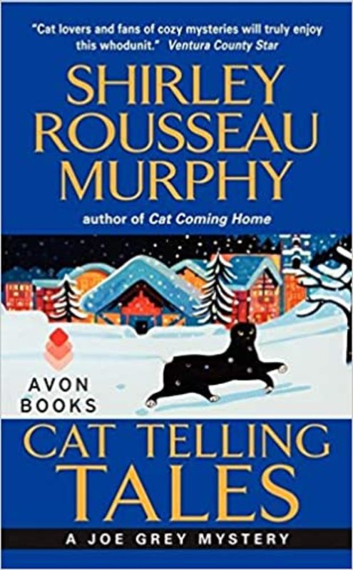 Book cover for "Cat Telling Tales" by Shirley Rousseau Murphy