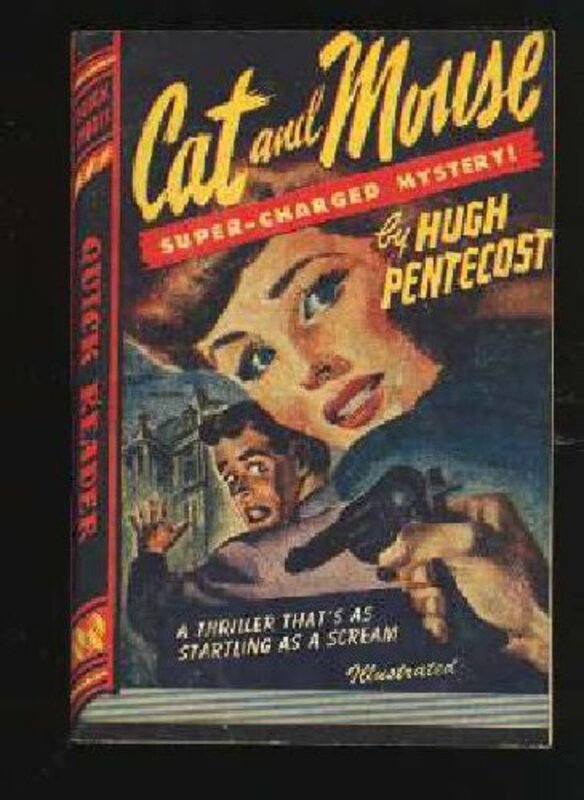 Book cover for "Cat and Mouse" by Hugh Pentecost