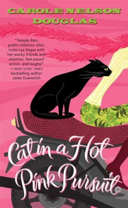 Book cover for "Cat in a Hot Pink Pursuit" by Carole Nelson Douglas