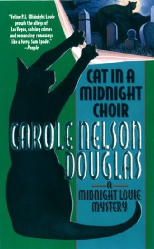 Book cover for "Cat in a Midnight Choir" by Carole Nelson Douglas