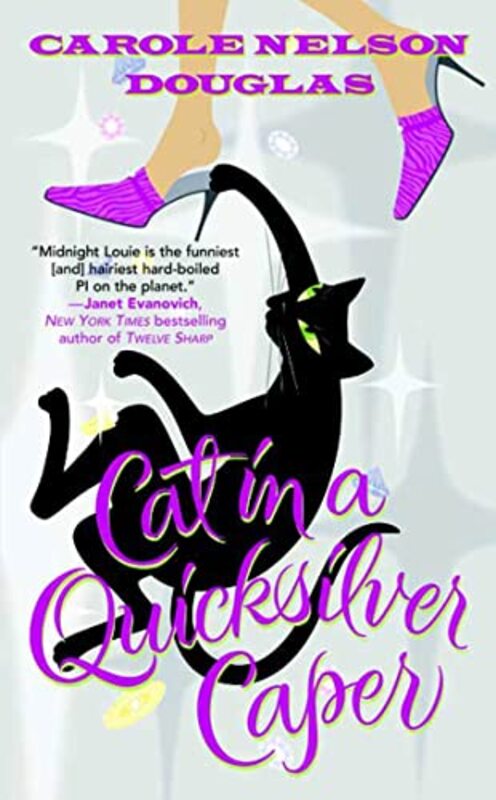 Book cover for "Cat in a Quicksilver Caper" by Carole Nelson Douglas