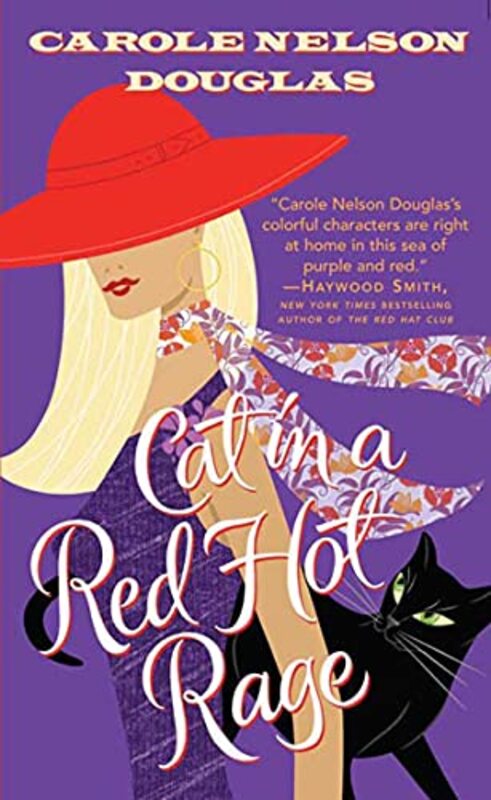 Book cover for "Cat in a Red Hot Rage" by Carole Nelson Douglas