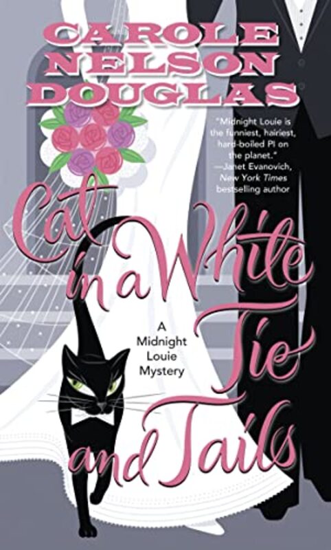 Book cover for "Cat in a White Tie and Tails" by Carole Nelson Douglas