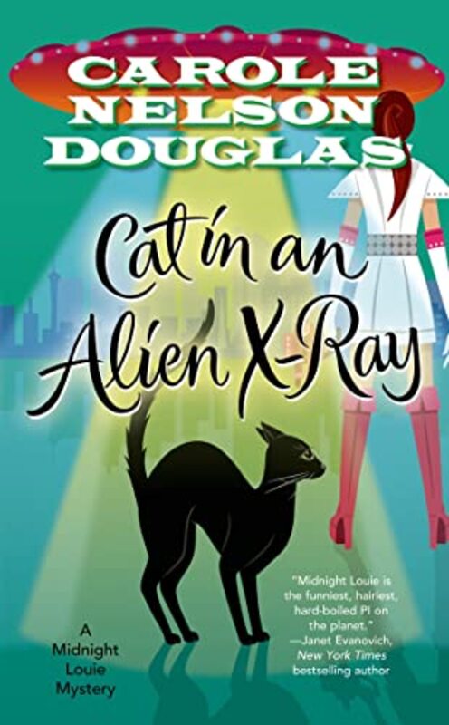 Book cover for "Cat in an Alien X-Ray" by Carole Nelson Douglas