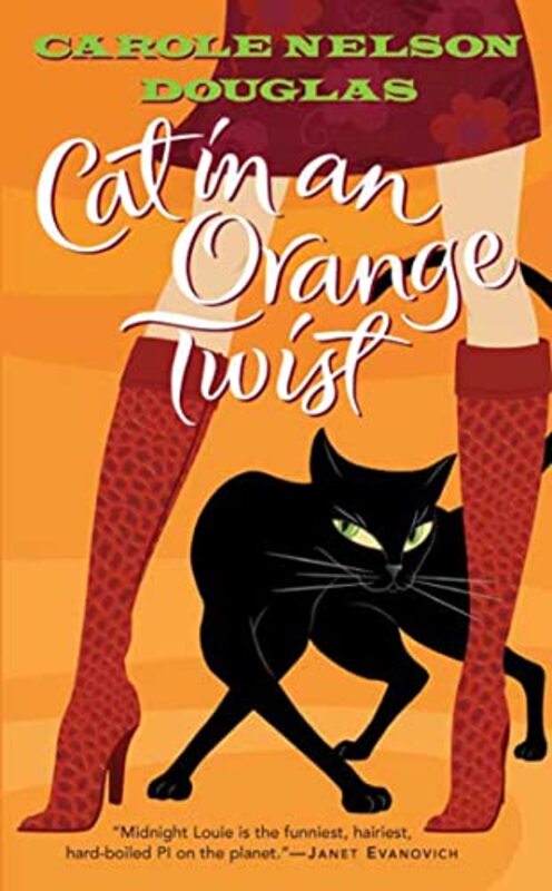 Book cover for "Cat in an Orange Twist" by Carole Nelson Douglas