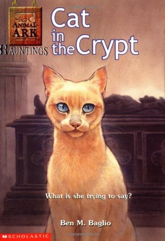 Book cover for "Cat in the Crypt" by Lucy Daniels