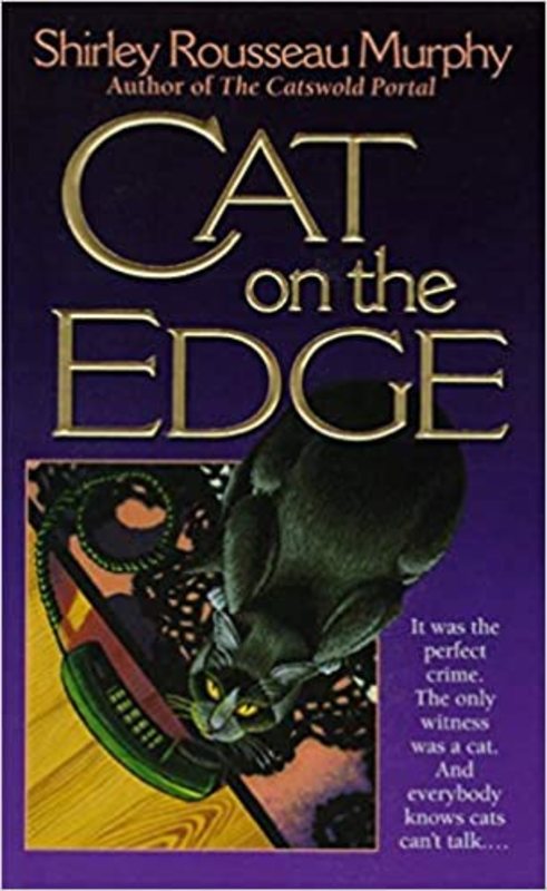 Book cover for "Cat on the Edge" by Shirley Rousseau Murphy
