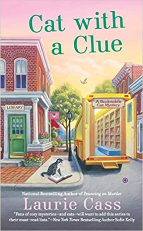 Book cover for "Cat with a Clue" by Laurie Cass