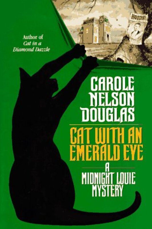 Book cover for "Cat with an Emerald Eye" by Carole Nelson Douglas