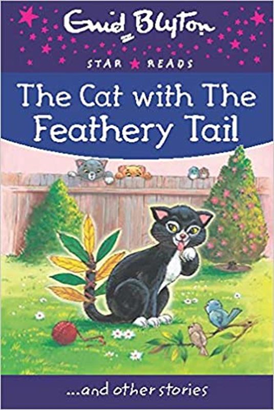 Book cover for "Cat with the Feathery Tail" by Enid Blyton