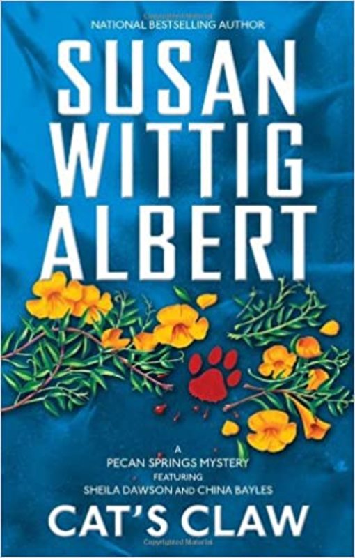 Book cover for "Cat's Claw" by Susan Wittig Albert
