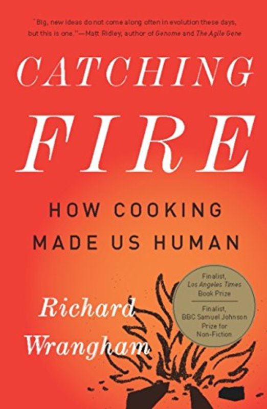 Book cover for "Catching Fire" by Richard Wrangham