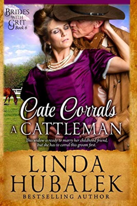 Book cover for "Cate Corrals a Cattleman" by Linda K Hubalek