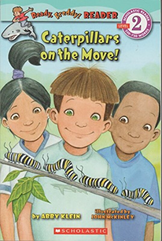 Book cover for "Caterpillars On The Move!" by Abby Klein