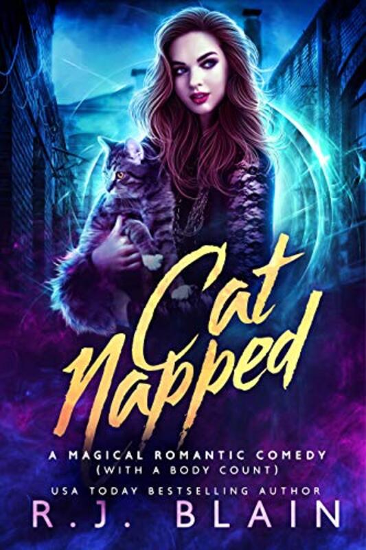 Book cover for "Catnapped" by RJ Blain