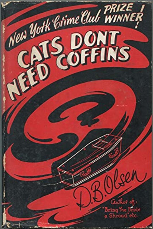 Book cover for "Cats Don't Need Coffins" by Dolores Hitchens