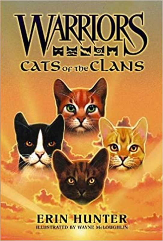 Book cover for "Cats of the Clans" by Erin Hunter