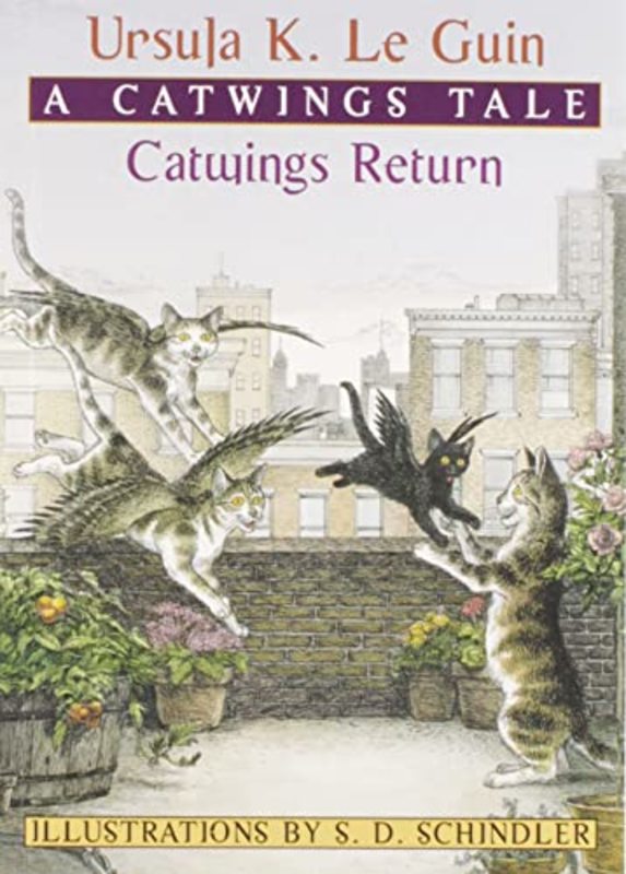 Book cover for "Catwings Return" by Ursula K Le Guin