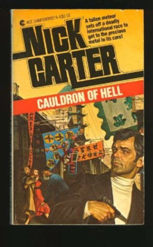 Book cover for "Cauldron of Hell" by Nick Carter
