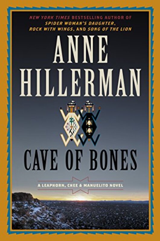 Book cover for "Cave of Bones" by Anne Hillerman