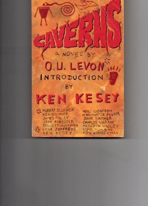 Book cover for "Caverns" by Ken Kesey