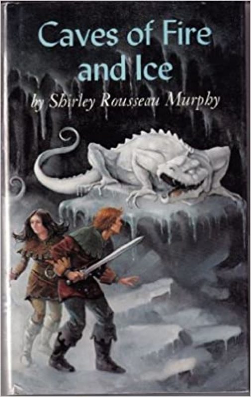 Book cover for "Caves of Fire and Ice" by Shirley Rousseau Murphy