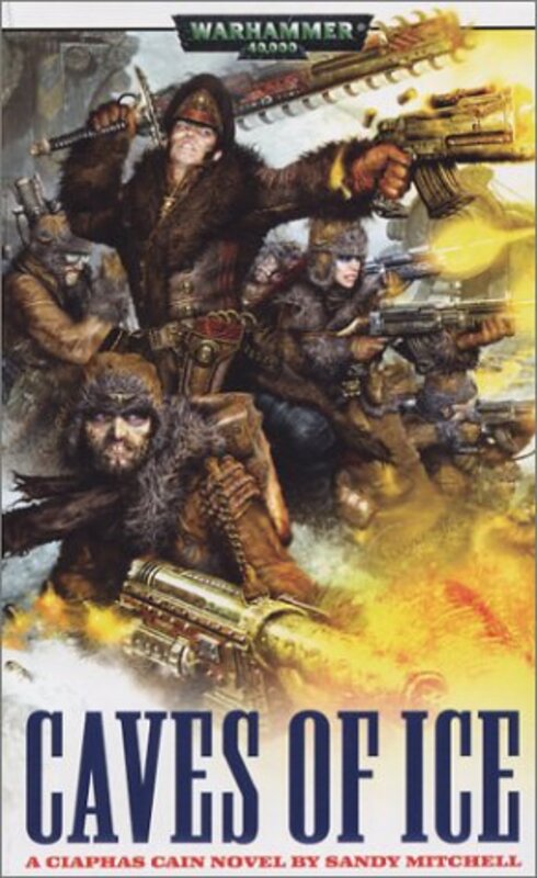 Book cover for "Caves of Ice" by Sandy Mitchell