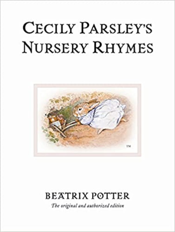 Book cover for "Cecily Parsley's Nursery Rhymes" by Beatrix Potter