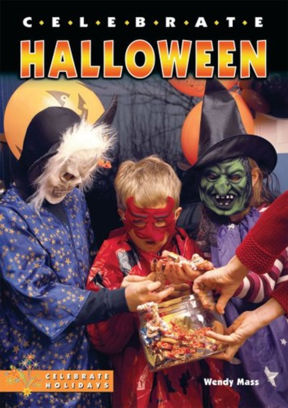 Book cover for "Celebrate Halloween" by Wendy Mass