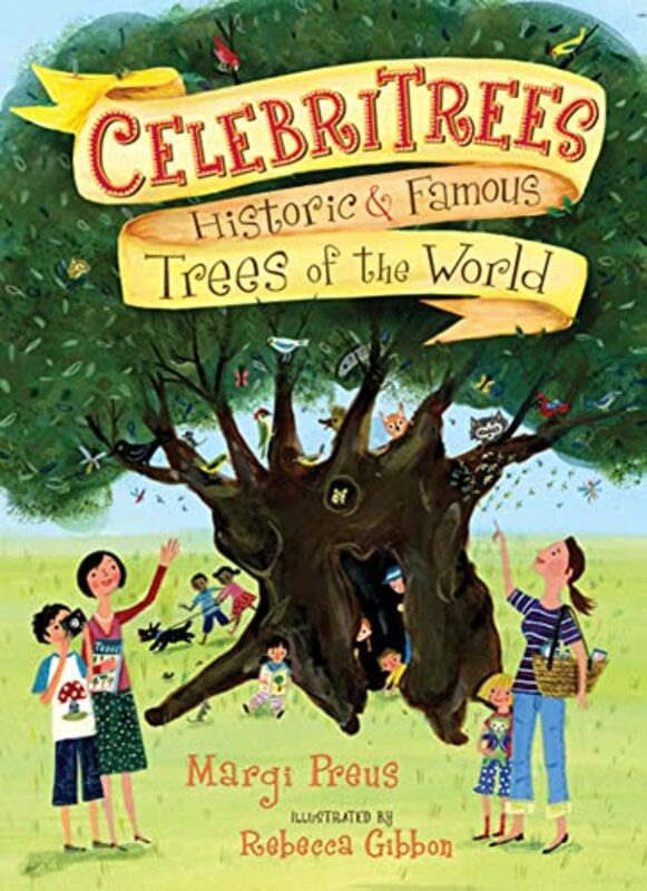 Book cover for "Celebritrees" by Margi Preus