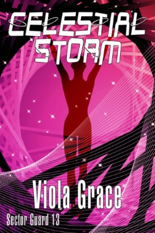 Book cover for "Celestial Storm" by Viola Grace