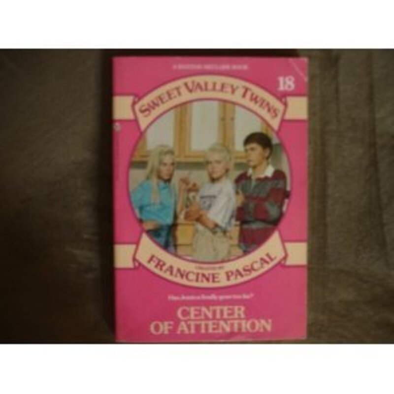 Book cover for "Center of Attention" by Francine Pascal