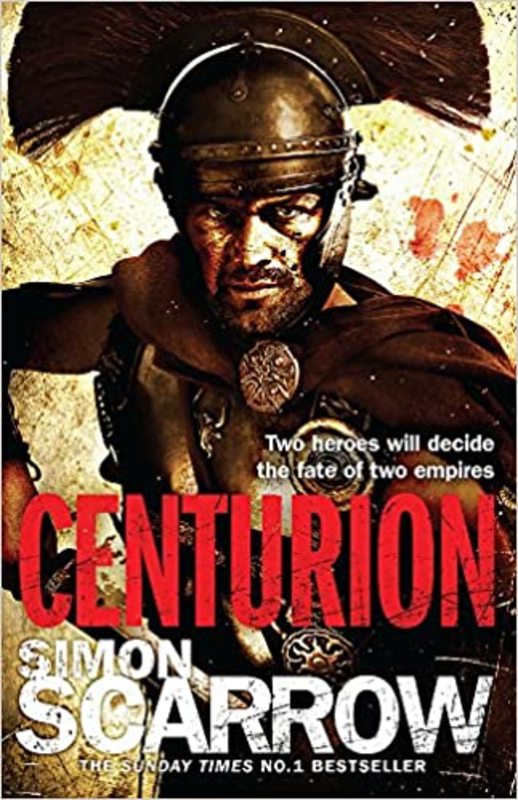 Book cover for "Centurion" by Simon Scarrow