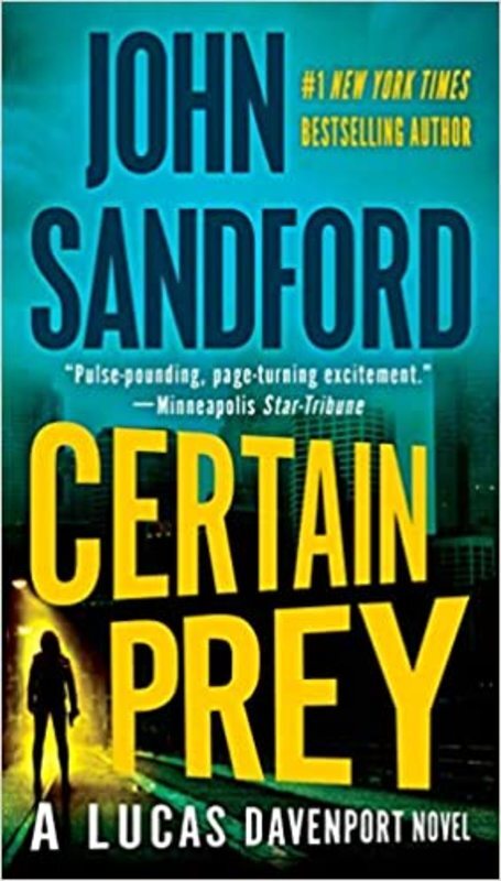 Book cover for "Certain Prey" by John Sandford